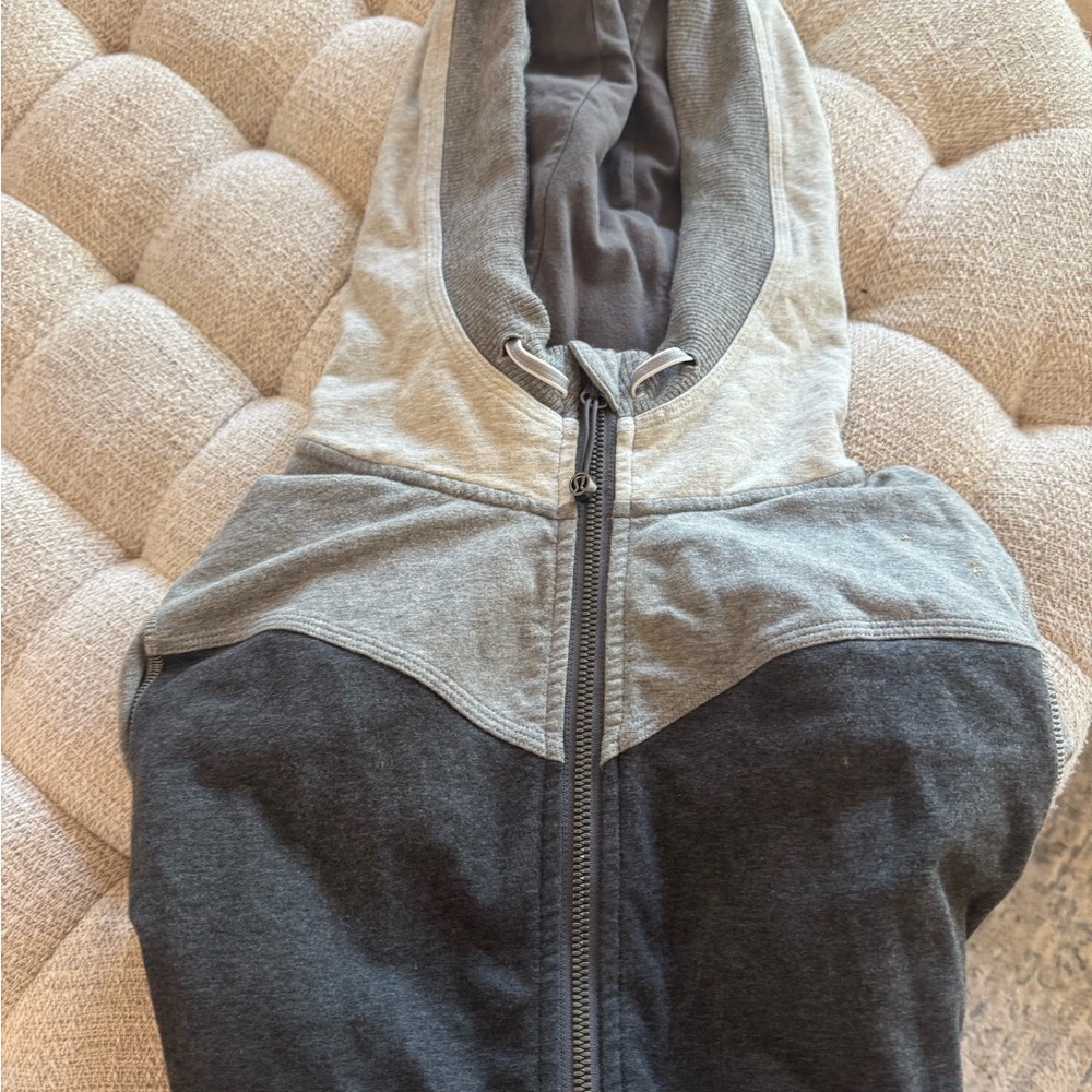Lululemon Athletica Brown and Gray Hoodie